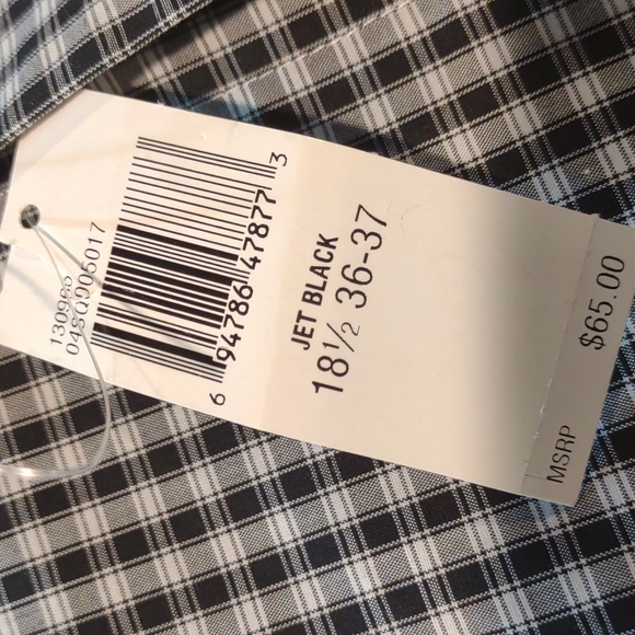 SHAQ👀NWT BIG AND TALL MEN SHIRT 18.5/36-37 - Picture 7 of 7